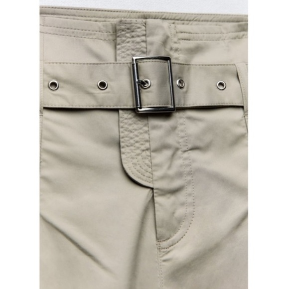 Zara Belted Full Length Wide Pants - Picture 7 of 7